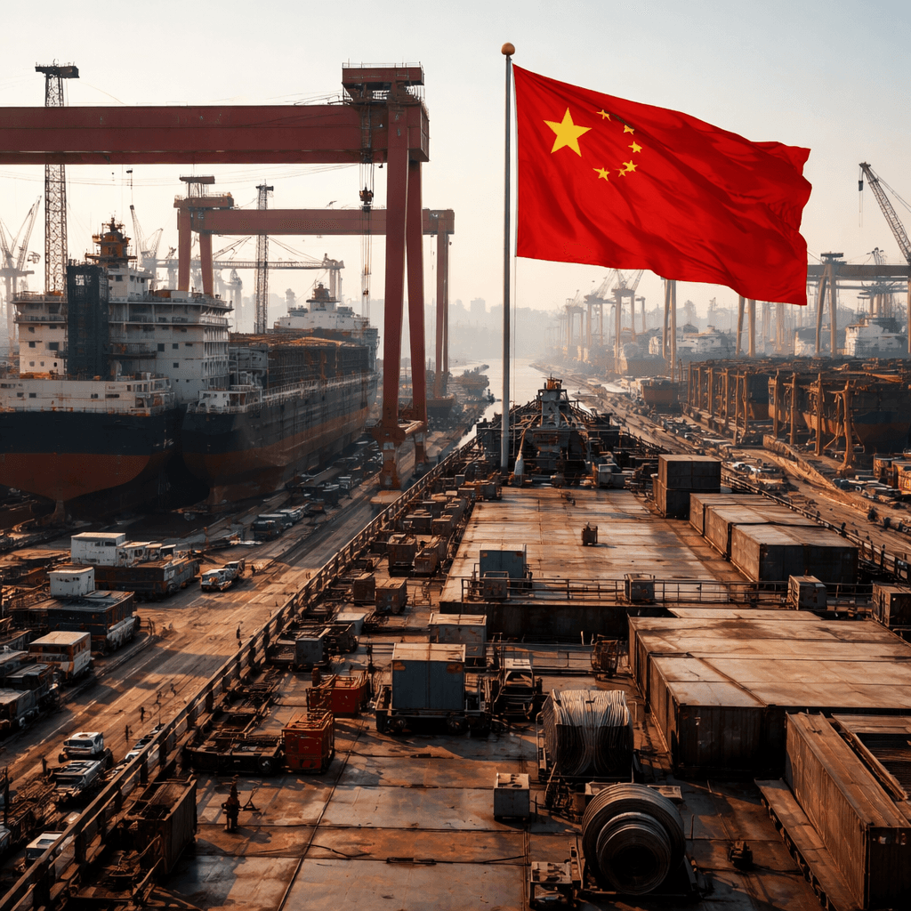 China Commands Over Half of Global Shipbuilding as OECD Economies Face Yard Closures and Job Losses